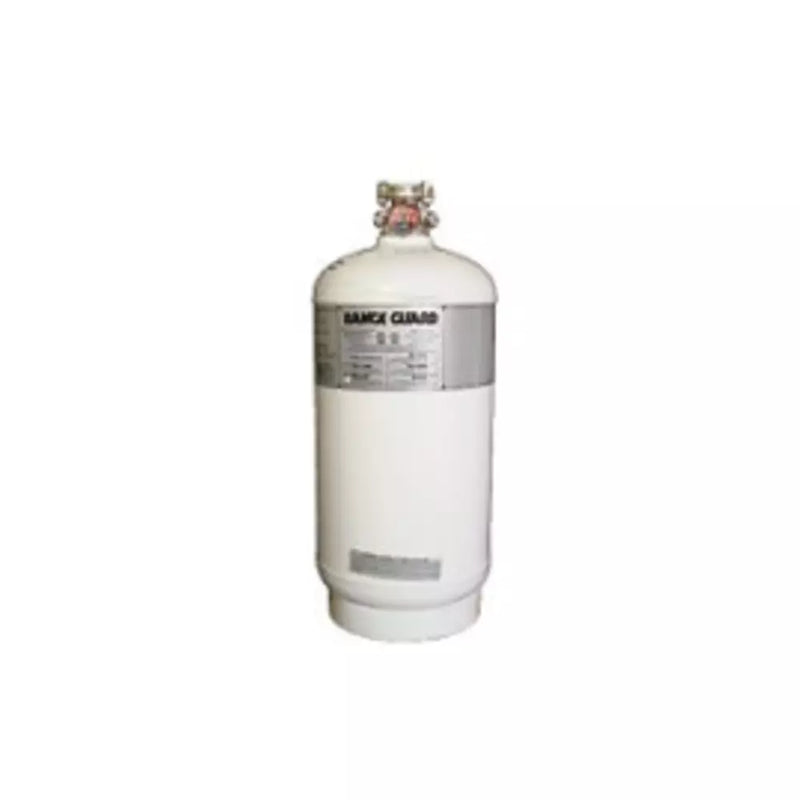 An image of a 120002 range guard 2.5G cylinder with valve.  