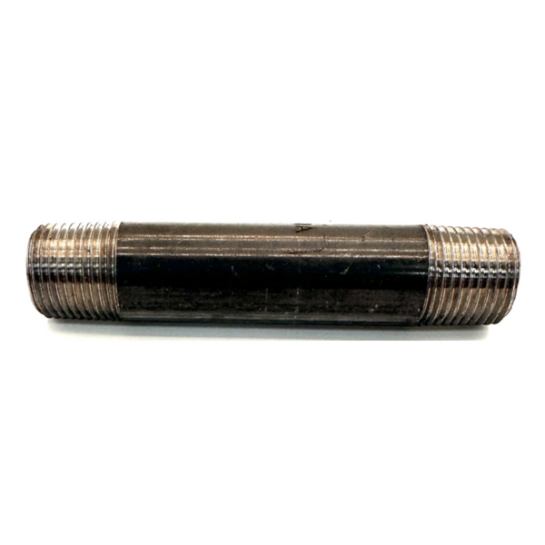 1/2" x 4" Nipple Black