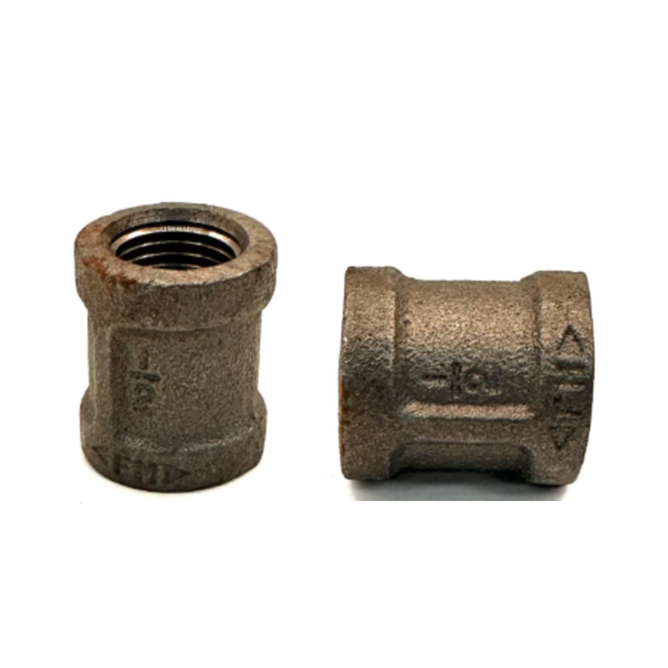 1/2" Coupling Black