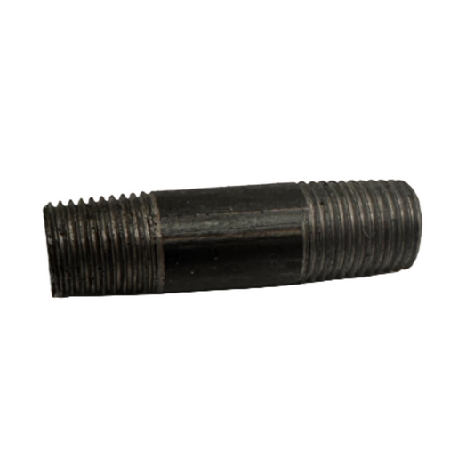 1/4" X 2" Nipple Black
