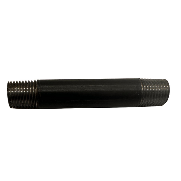 1/4" X 3" Nipple Black