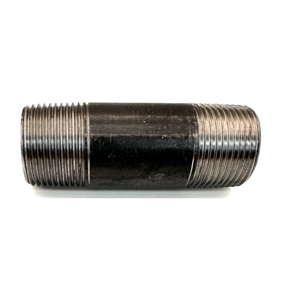 1" x 3-1/2" Nipple Black