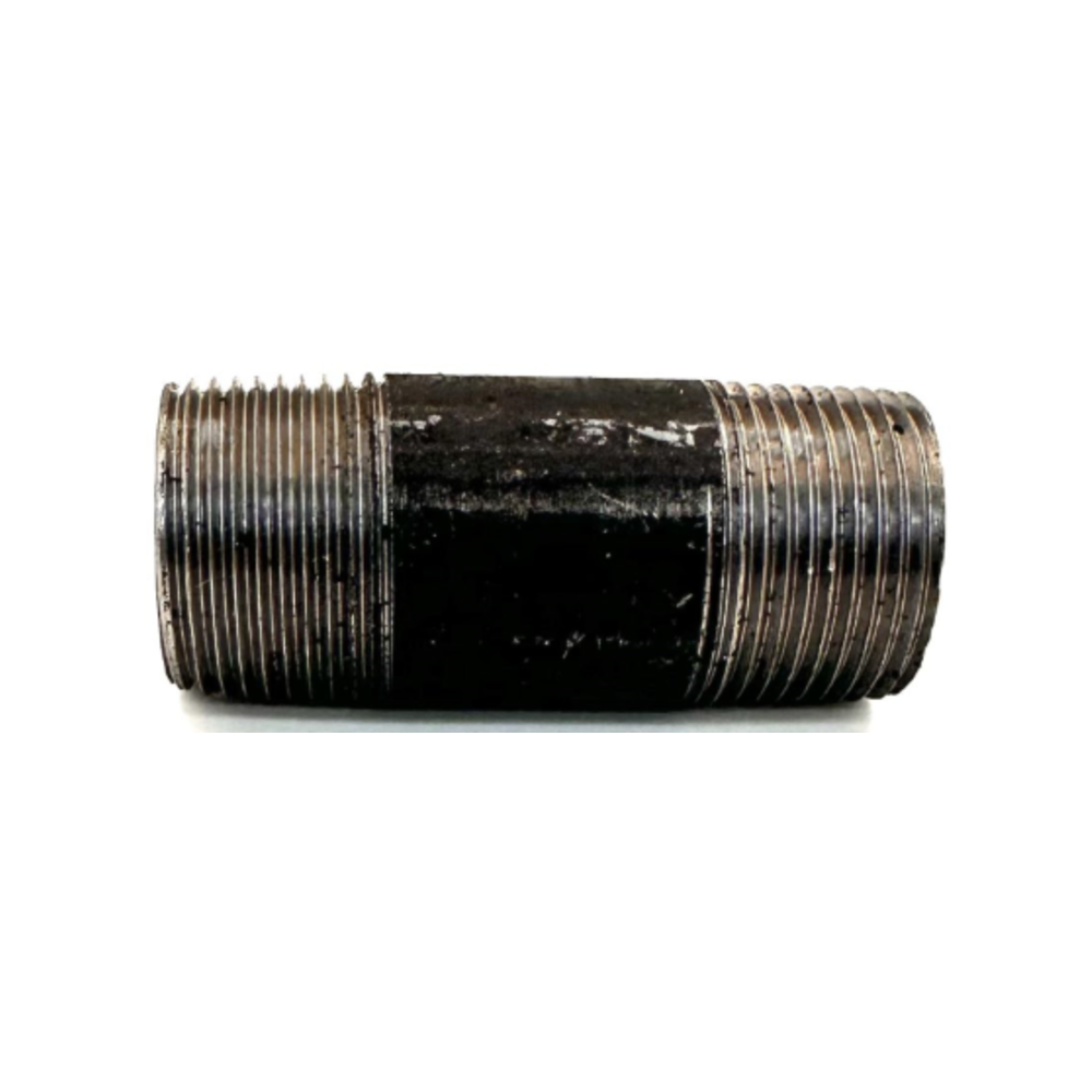1" x 3" Nipple Black