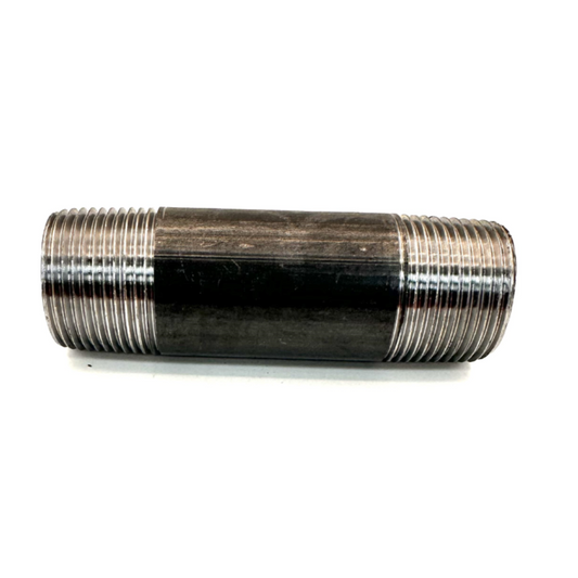 1" x 4" Nipple Black