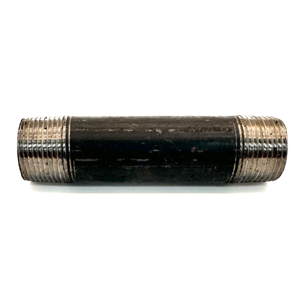 3/4" x 4" Nipple Black