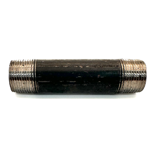 3/4" x 4" Nipple Black