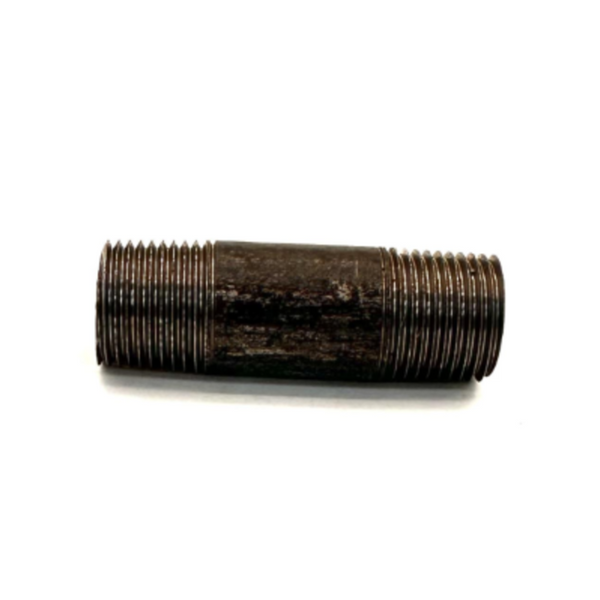 3/8"  x 2" Nipple Black