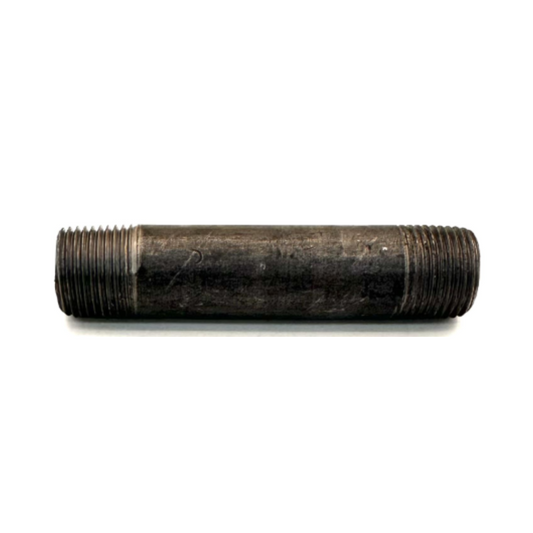 3/8" x 3" Nipple Black