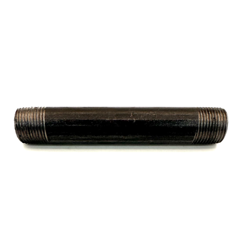 3/8" x 4" Nipple Black