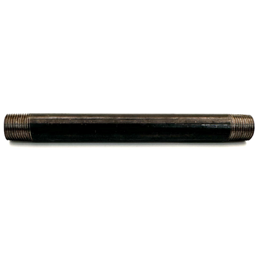 3/8" x 6" Nipple Black