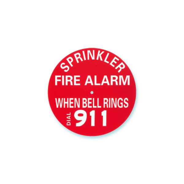 Sprinkler Fire Alarm Sign