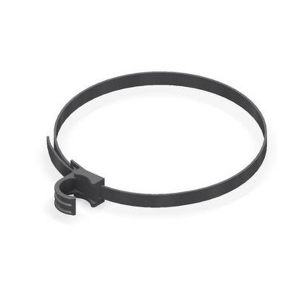 14778 Black Hose Strap and Clip 1/2